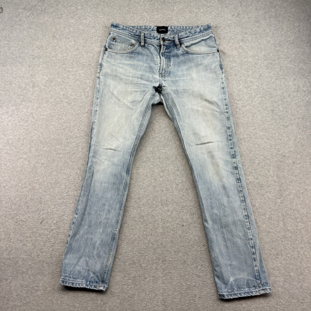 Todd Shelton Jeans Mens 33x32 Slim Straight Fit Made In USA Casual Denim Heavy